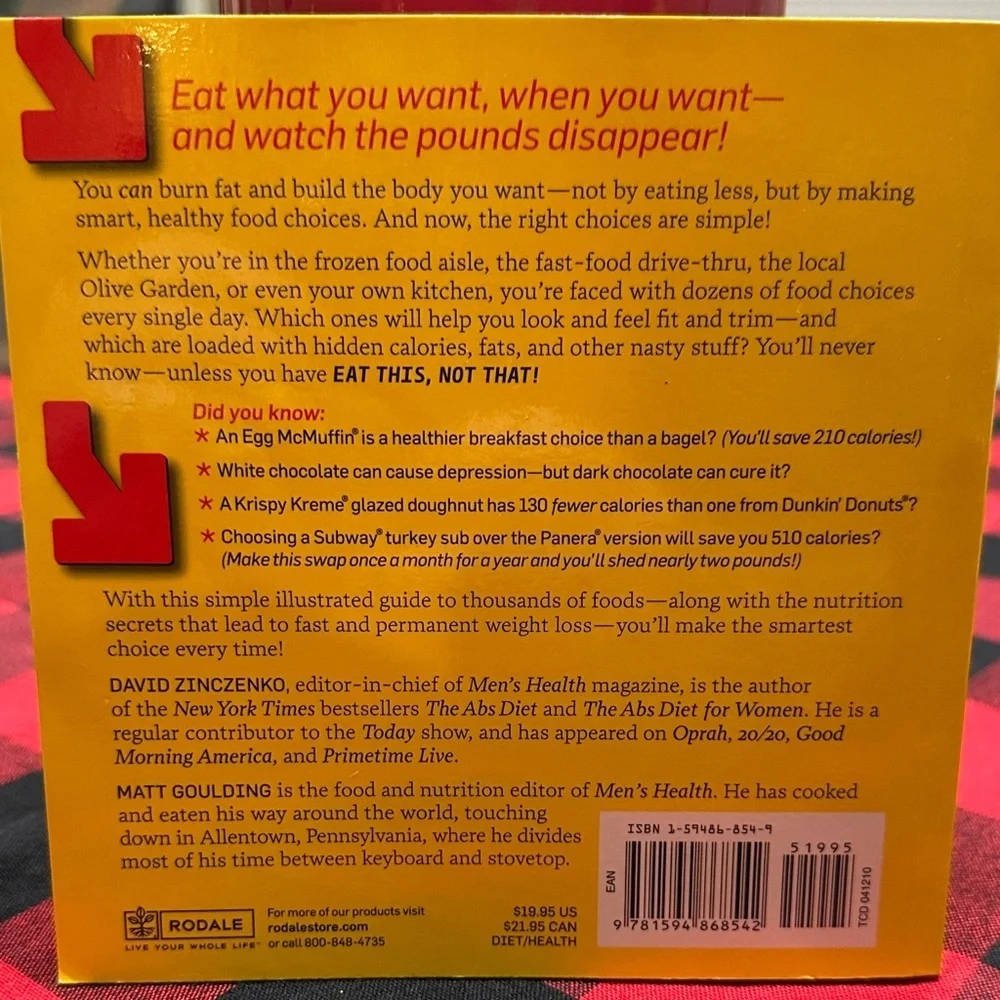 Eat This Not That Healthier Tips Book